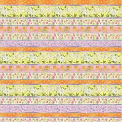 Отрез фетра 30х30 см "Летние полоски" (Stamperia)