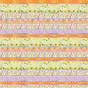 Отрез фетра 30х30 см "Летние полоски" (Stamperia)