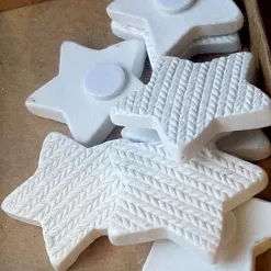 Набор украшений "Белые звёздочки", 8 шт (ScrapBerry's)