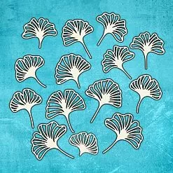 Чипборд "Гинкго билоба. Веточки", 3х4 см (CraftStory)