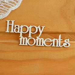 Набор украшений из чипборда "Happy moments" (Просто небо)