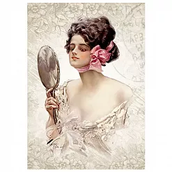 Тканевая карточка мини "Дамские шалости. Настасья Филлиповна" (ScrapMania) Тканевая карточка мини "Дамские шалости. Настасья Филлиповна" (ScrapMania)