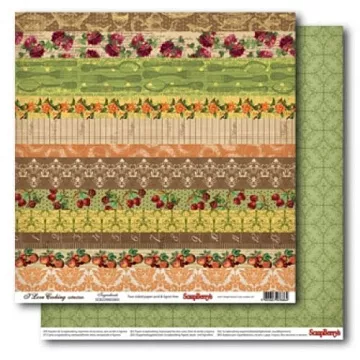 Бумага "Готовим дома. Ингредиенты" (ScrapBerry's)