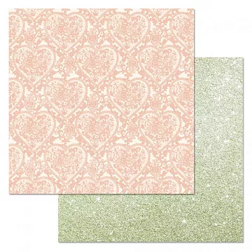 Бумага "Фономикс. Свадебный букет. Кружевные сердца" (ScrapMania)