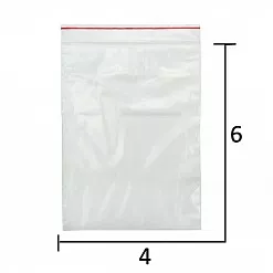 Набор пакетов для хранения 4х6 см, 100 шт