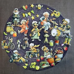 Набор тканевых высечек "СуперБабушка", 42 шт (ScrapMania)