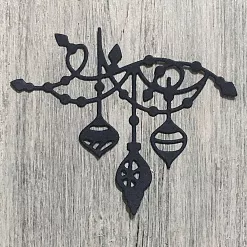Нож "Новогодняя гирлянда", 6,5х8 см (ArtScrap)