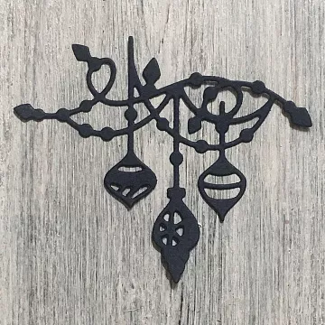 Нож "Новогодняя гирлянда", 6,5х8 см (ArtScrap)