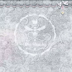 Набор бумаги 30х30 см "Just Married", 8 листов (Bee Shabby) Набор бумаги 30х30 см "Just Married", 8 листов (Bee Shabby)