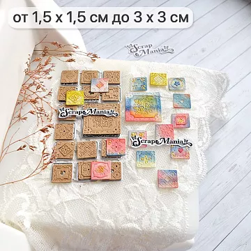 Нож "Мозаика. Нарядная плитка", 3х3 см (ScrapMania)