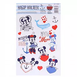 Набор наклеек 11х15 см "Море. Микки Маус" (АртУзор) Набор наклеек 11х15 см "Море. Микки Маус" (АртУзор)