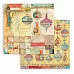 Набор бумаги 20х20 см "Christmas Patchwork" (Stamperia)