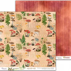 Набор бумаги 30х30 см "Домик лесника. Основной", 6 листов (Muscari)