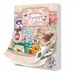 Набор бумажных карточек "Винтажные кружева" 