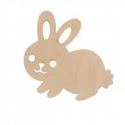 Деревянное украшение "Зайчик" Деревянное украшение "Зайчик"