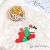 Нож "Новогодний сапожок", 3,3х4,5 см (ScrapMania)