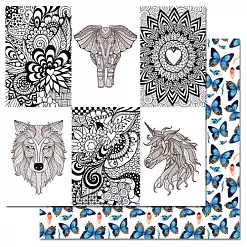 Набор бумаги 15х15 см "Этника. Твоя вселенная", 6 листов (ScrapMania) Набор бумаги 15х15 см "Этника. Твоя вселенная", 6 листов (ScrapMania)