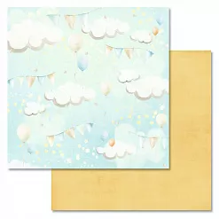 Набор бумаги 30,5х30,5 см "Веселый паровозик", 12 листов (ScrapMania) Набор бумаги 30,5х30,5 см "Веселый паровозик", 12 листов (ScrapMania)