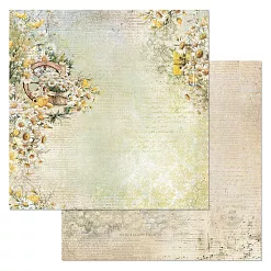Набор бумаги 30,5х30,5 см "Сезон ромашек", 12 листов (ScrapMania)