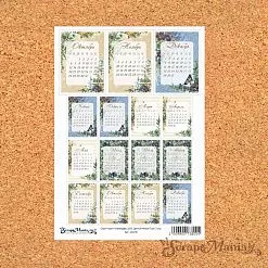 Скрап-карта А4 "Календарь 2025. Дачный Новый Год" (ScrapMania)