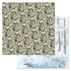Набор бумаги 30,5х30,5 см "Снежные сказки", 12 листов (ScrapMania) Набор бумаги 30,5х30,5 см "Снежные сказки", 12 листов (ScrapMania)