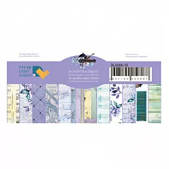 Набор бумаги 20х20 см "Flowers Symphony", 12 листов (DreamLight Studio)