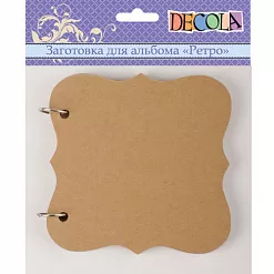 Заготовка для альбома 15х15 см «Ретро» (Decola)