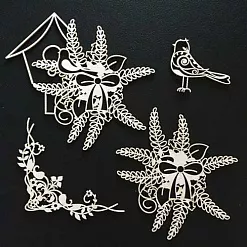 Набор украшений из чипборда "Красота" (Fleur-design) Набор украшений из чипборда "Красота" (Fleur-design)