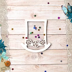 Чипборд "Вечные странники. Шейкер. Шляпа мини" (ScrapMania)