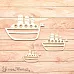 Чипборд "Морячок. Шейкер. Кораблик. Маленький" (ScrapMania)
