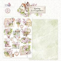 Набор бумаги А5 "Spring is everywhere. Для вырезания", 18 листов (DreamLight Studio)