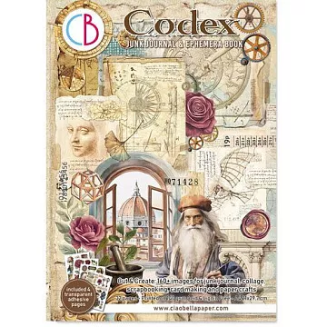 Набор бумаги А4 с наклейками "Codex. Для вырезания", 16 листов (Ciao bella)