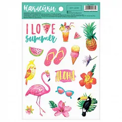 Наклейки 14х21 см "I love summer" (АртУзор)