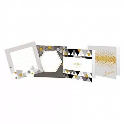 Набор для создания мини-открыток "Geometric. Моно" (DoCrafts) Набор для создания мини-открыток "Geometric. Моно" (DoCrafts)