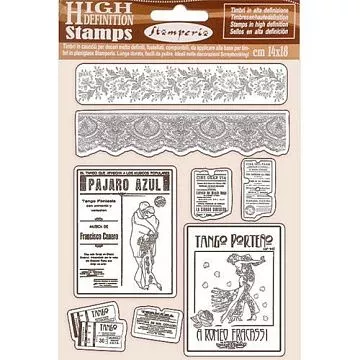 Резиновый штамп "Desire. Borders and frames", 5,8х7,5 см (Stamperia)