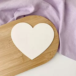 Заготовка для тиснения "Сердце большое" 