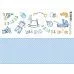 Лист с картинками 10х30 см "Детские игрушки. Мальчик" (ScrapMania)