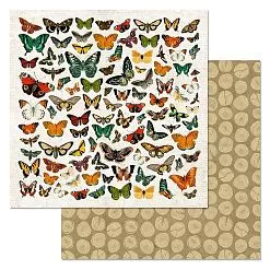 Бумага "Заповедник. Оазис бабочек" (ScrapMania) Бумага "Заповедник. Оазис бабочек" (ScrapMania)