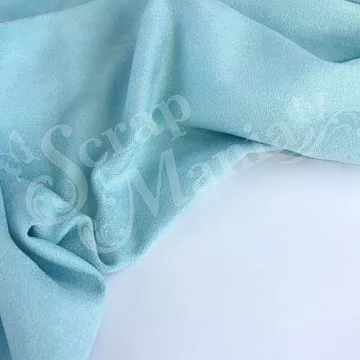 Отрез замши 30х70 см "Двусторонняя. Голубой" (ScrapZefir)