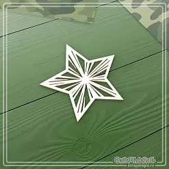 Чипборд "Звезда Победы", 5,3х5 см (СкрапМагия)