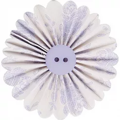 Набор бумажных украшений на клеевой основе "Кружево. Цветение сирени" (DoCrafts)