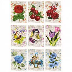 Скрап-карта A4 "Утренняя прохлада" (ScrapMania)