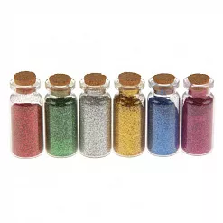 Набор глиттера "Хлопья-блеск", 6 шт Набор глиттера "Хлопья-блеск", 6 шт