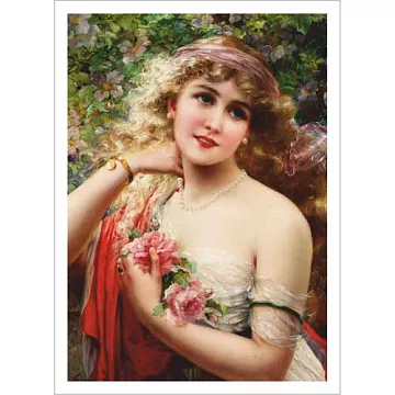 Тканевая карточка "Барышни. Ирэн" (ScrapMania)