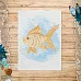 Тканевая карточка "Морячок. Рыбка" (ScrapMania)
