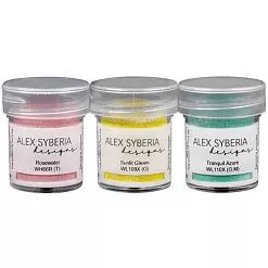 Набор глянцевых пудр "Delicate Blooms. Деликатные цветы", 3 шт (WOW)