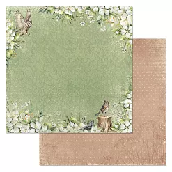 Бумага "На лесной опушке. У пенька" (ScrapMania)