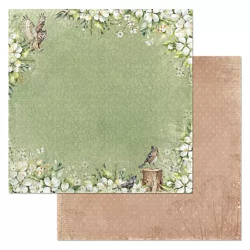 Бумага "На лесной опушке. У пенька" (ScrapMania)