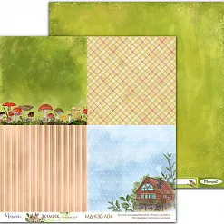 Бумага 30х30 см "Домик лесника. Базовый 4" (Muscari) Бумага 30х30 см "Домик лесника. Базовый 4" (Muscari)