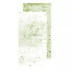 Набор бумаги 30х15 см "Greenery invitation. Basic", 18 листов (CraftO'clock)